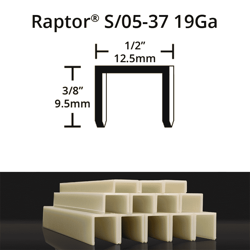 Raptor S/05-37 Composite Plastic Staples
