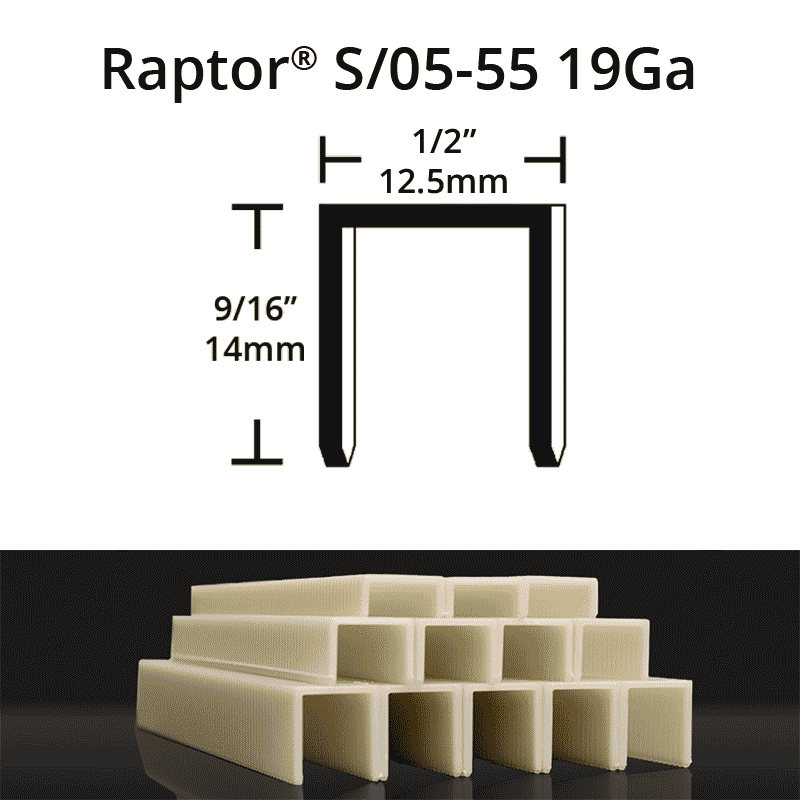 Raptor S/05-55 Composite Plastic Staples