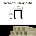 Raptor SH/04-40 Composite Plastic Staples
