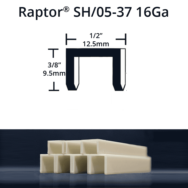 Raptor SH/05-37 Composite Plastic Staples